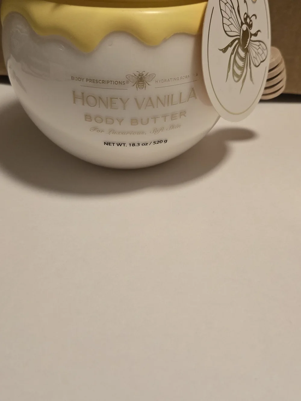 Honey Vanilla Body Butter - Yellow & White Jar